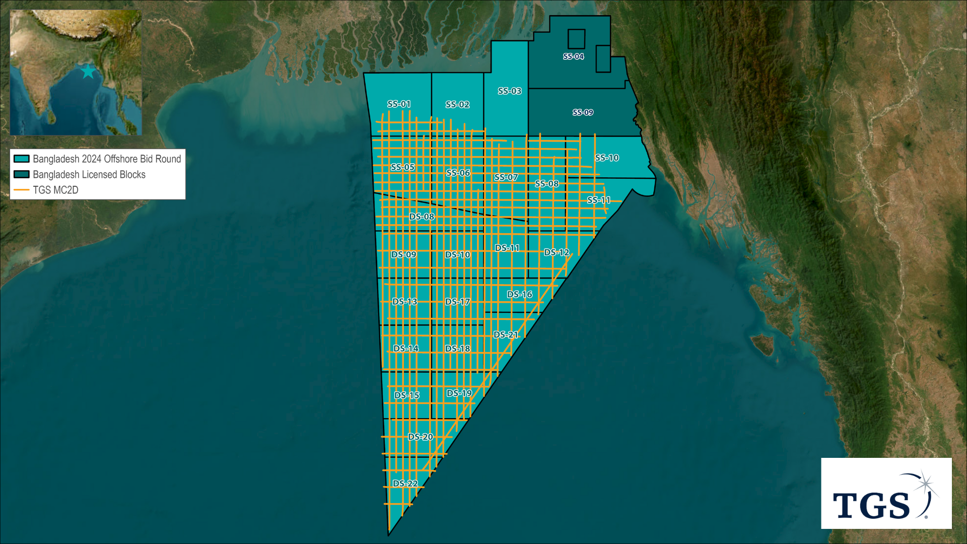 Petrobangla Announces The Bangladesh 2024 Offshore Bid Round   TGS Balgladesh 2024 Offshore Bid Round 