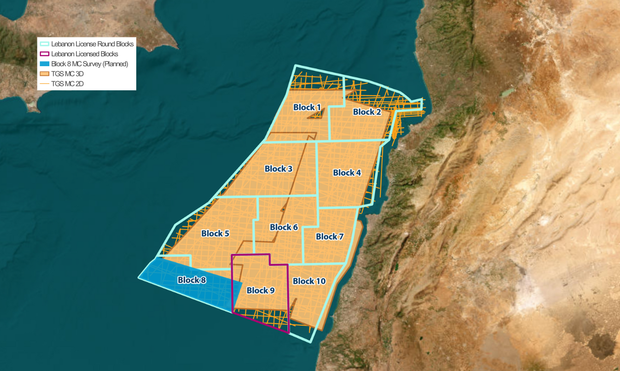 Lebanon Country Map