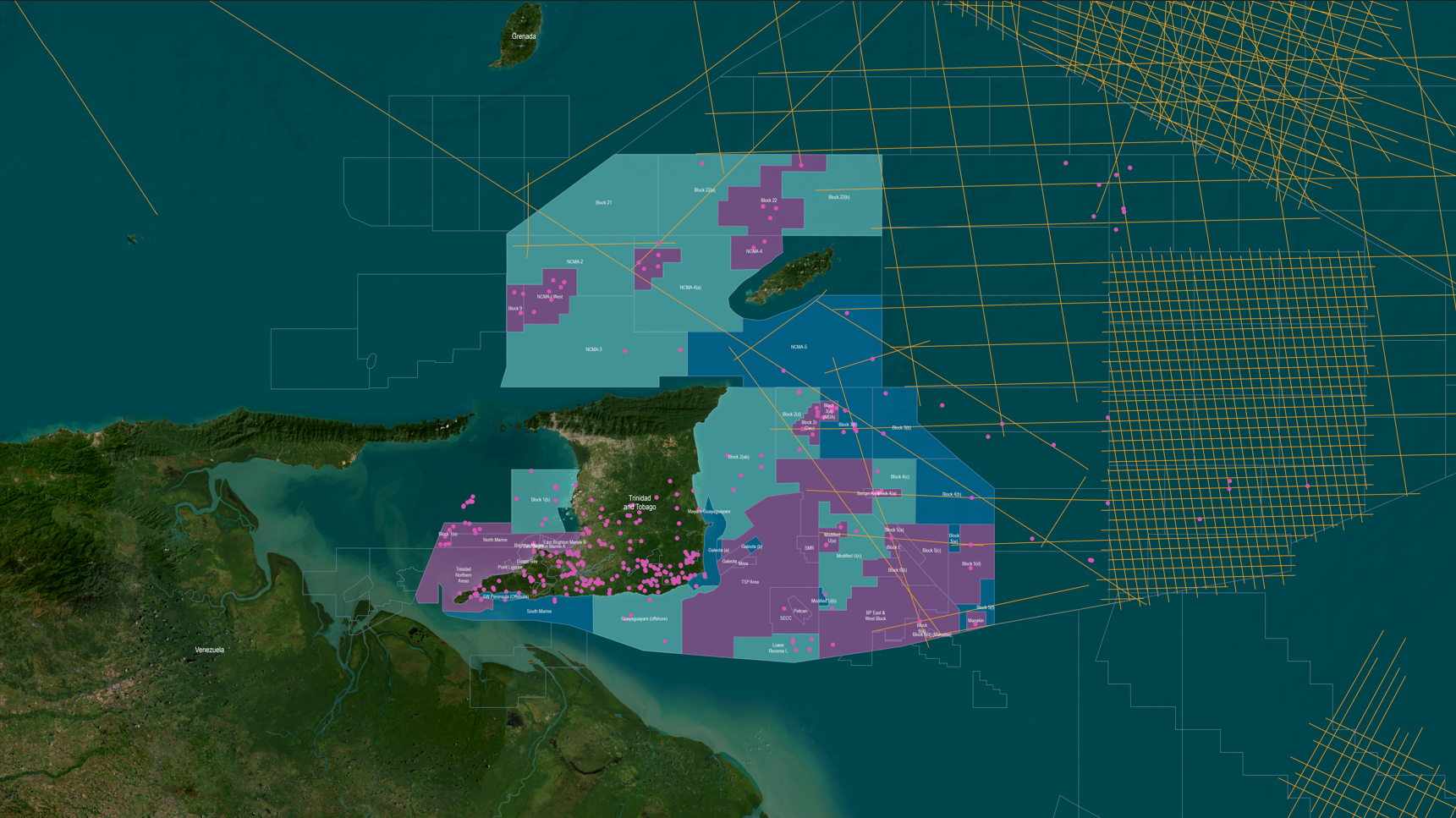 Trinidad and Tobago Shallow Water Bid Round | TGS Seismic and Well Data